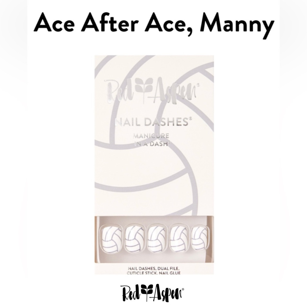 Red Aspen Nail Dashes - White
Ace After Ace , Manny b4y8